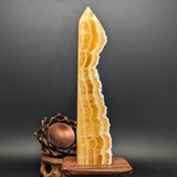 Yellow Calcite Natural Side Tower~CRYCNST2