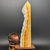 Yellow Calcite Natural Side Tower~CRYCNST2