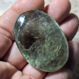 Prasiolite Palm Stone (Green Amethyst)~CRPRASP4