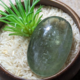 Prasiolite Palm Stone (Green Amethyst)~CRPRASP5