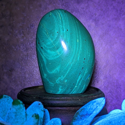 Blue Amber Free Form~CRIBAP15