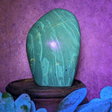 Blue Amber Free Form~CRIBAP15