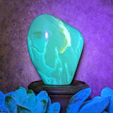 Blue Amber Free Form~CRIBAP17
