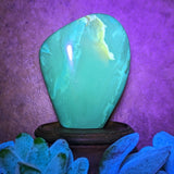Blue Amber Free Form~CRIBAP17