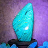 Blue Amber Free Form~CRIBAP18