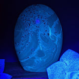 Blue Amber Free Form~CRIBAP22