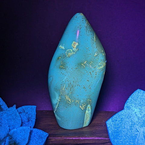 Blue Amber Free Form~CRIBAP14