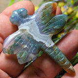 Moss Agate Dragonfly~CRMADFL1