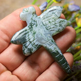 Moss Agate Dragonfly~CRMADFL2