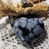 Snowflake Obsidian Heart~CRSOHRT2