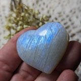 Rainbow Moonstone Heart~CRMHRT05