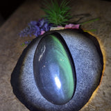 Rainbow Obsidian Palm Stone~CRROPS04