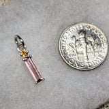Pink & Gold Tourmaline Pendant~JSSGPTP2