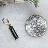 Indicolite & Gold Tourmaline Pendant~JSSGPTP4
