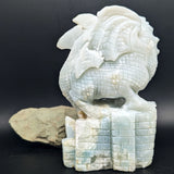 Amazonite Dragon Carving~CRADRGN1