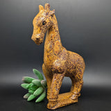 Mariam Jasper Giraffe Carving~CRMJGIRA