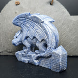 Blue Aventurine "Guardian" Dragon Carving~CRBADRAG