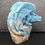 Amazonite "The Keep" Castle Dragon Carving~CRAMKEEP