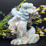 Amazonite "Feathered Friends" Bird Carving~CRAMFEAT