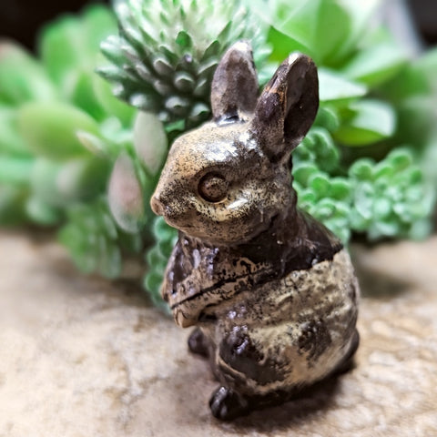 Dendritic Jasper Rabbit Carving~CRDJRBBT