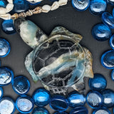 Amazonite Sea Turtle Carving~CRAMSEAT