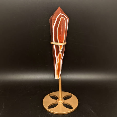 Carnelian Wand with Stand~CRCSTND2