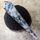 Rainbow Moonstone Wand with Stand~CRMWSTD3