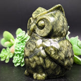 Jade Owl Carving~CRJADOWL