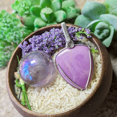 Phosphosiderite (Strengite) Pendant-JSSWRSTR