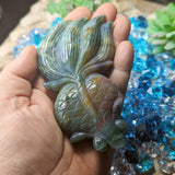 Fancy Jasper Koi Carvingl~CRFJKOI2