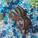 Bloodstone Koi Carving~CRBSKOI3