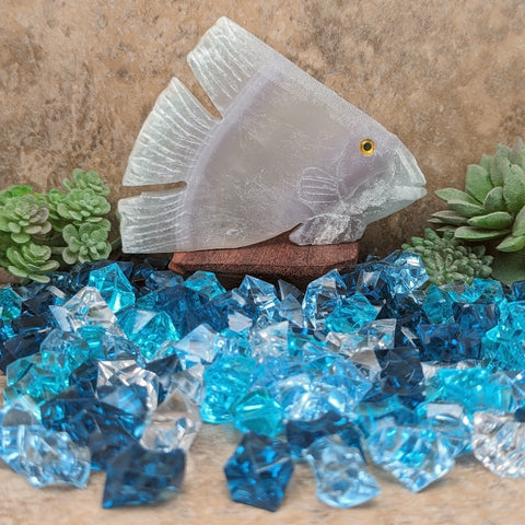 Yttrium Fluorite Fish Carving~CRSEAYFC