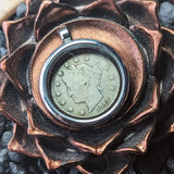 Liberty V Nickel Pendant~JSTSTLVN