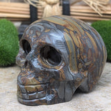 Bamboo Jasper Skull~CRBAMJS2
