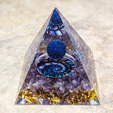 Orgonite Galaxy Pyramid-CRORGSPI