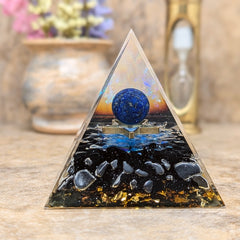 Orgonite Psychic Star Pyramid-CRORGSTA