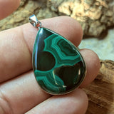 Malachite Pendant~JSTMAL02