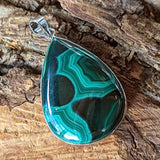 Malachite Pendant~JSTMAL02
