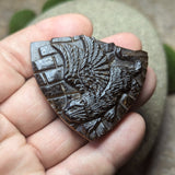 Tiger Eye "Angel Cat" Carving~CRCRV113