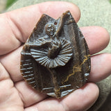 Tiger Eye "Tiny Dancer" Carving~CRCRV076