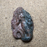 Fancy Jasper Mermaid Carving~CRCRV034