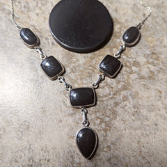 Psilomelane Necklace~JSSPSNCK
