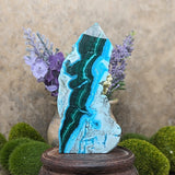 Malachite and Chrysocolla Tower~CRMALCH4