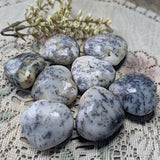 Merlinite Dendritic Opal Heart~Medium~CRMHRTMD