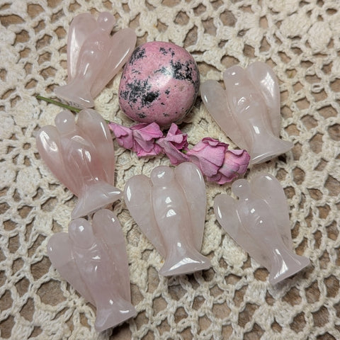Rose Quartz Angel~Small~CRSRQANG