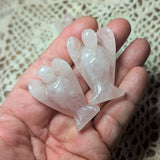Rose Quartz Angel~Medium~CRMRQANG