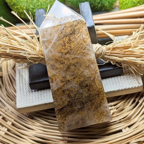 Golden Healer Dendritic Quartz Tower~CRGHDQT4