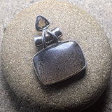 Montana Agate & Smoky Quartz Pendant~JSSMAG15