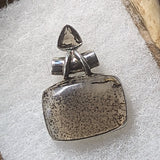 Montana Agate & Smoky Quartz Pendant~JSSMAG15