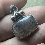 Montana Agate & Smoky Quartz Pendant~JSSMAG15